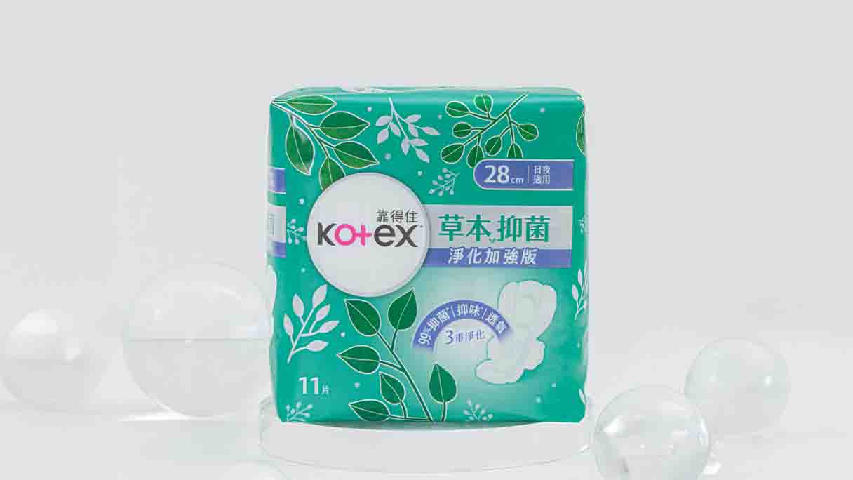 Kotex 草本抑菌「淨化加強版」衛生棉